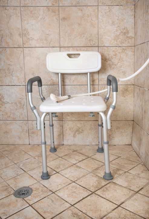 Deluxe Shower Benches with Arms