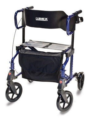 Lumex Hybrid LX Rollator Transport Chair