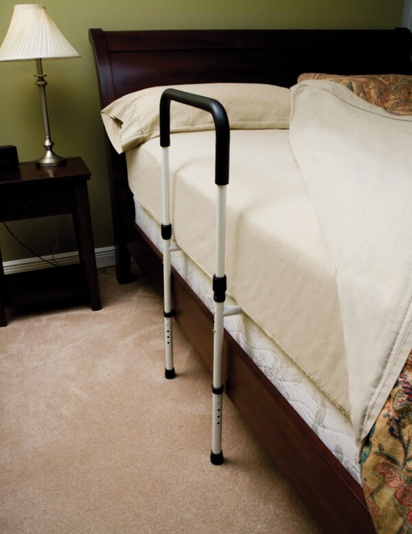 Bed Rail with Floor Support
